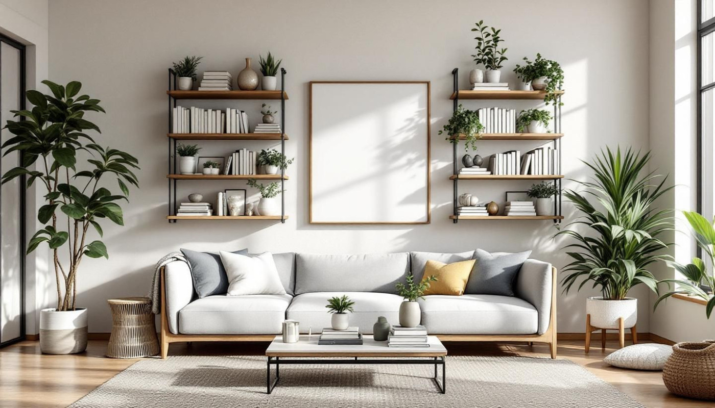 Maximiser l'espace avec des étagères murales fonctionnelles